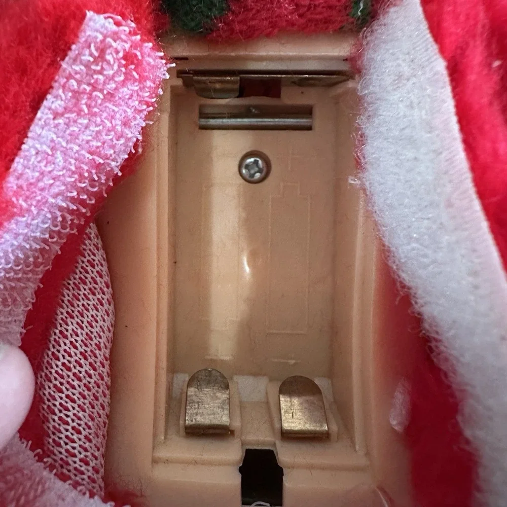 VTG 2 In 1‎ Skate & Ski Christmas Bear Battery Operated Works! 80s Missing Poles